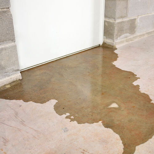 Water on Basement Slab